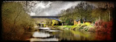 Albert Edward Bridge upstream from the Ironbridge