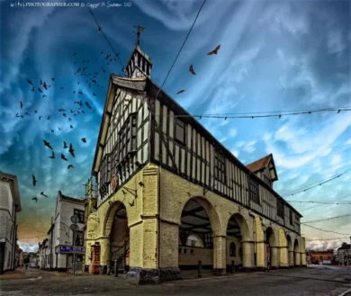 Bridgnorth Town Hall and Market and bats