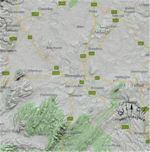 Shrewsbury 2d map