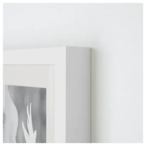 A white modern Ikea frame